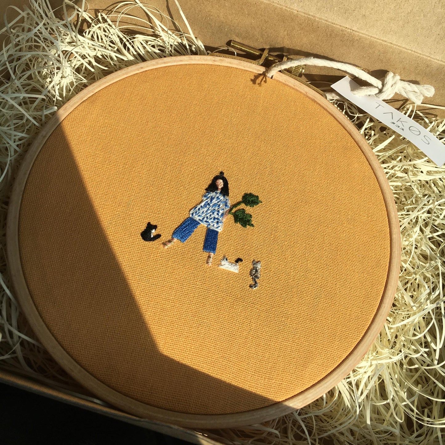 Custom Made Embroidery Portrait