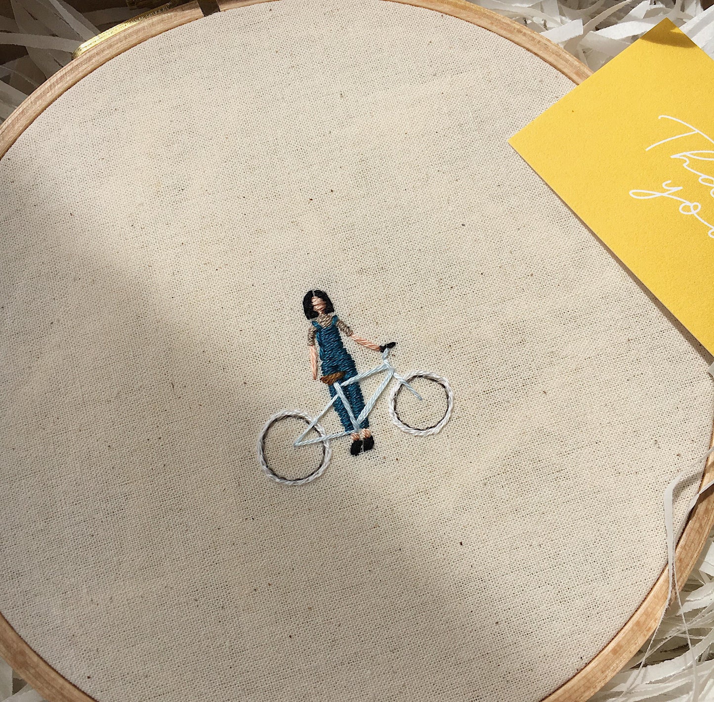 Custom Made Embroidery Portrait