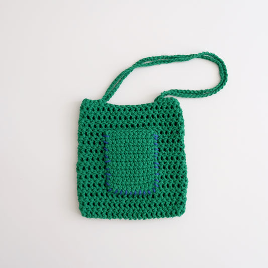 Tiff Crochet Bag Green