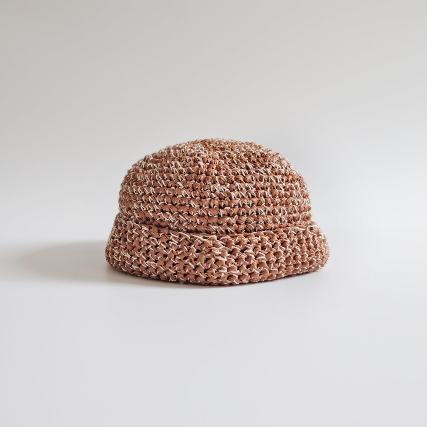 Crochet Sailor Vita Hat Brown