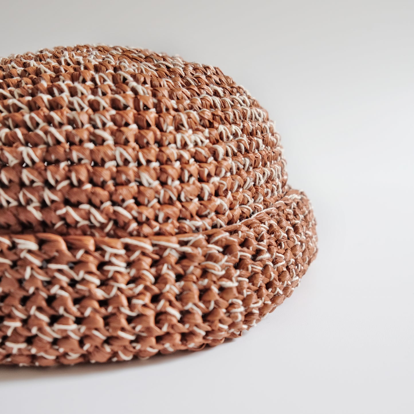 Crochet Sailor Vita Hat Brown