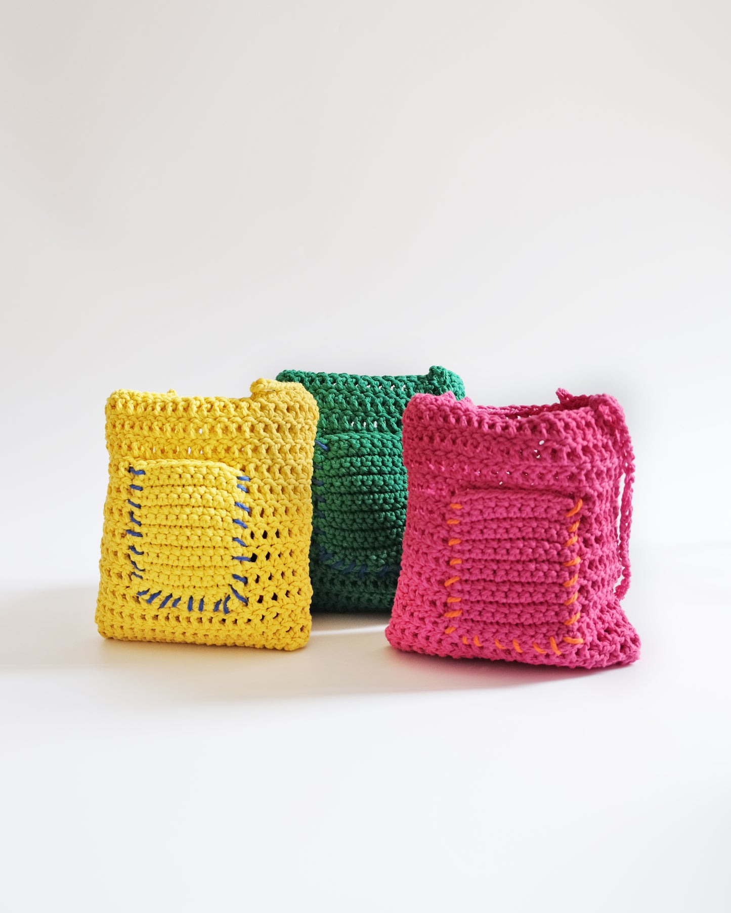 Tiff Crochet Bag Yellow