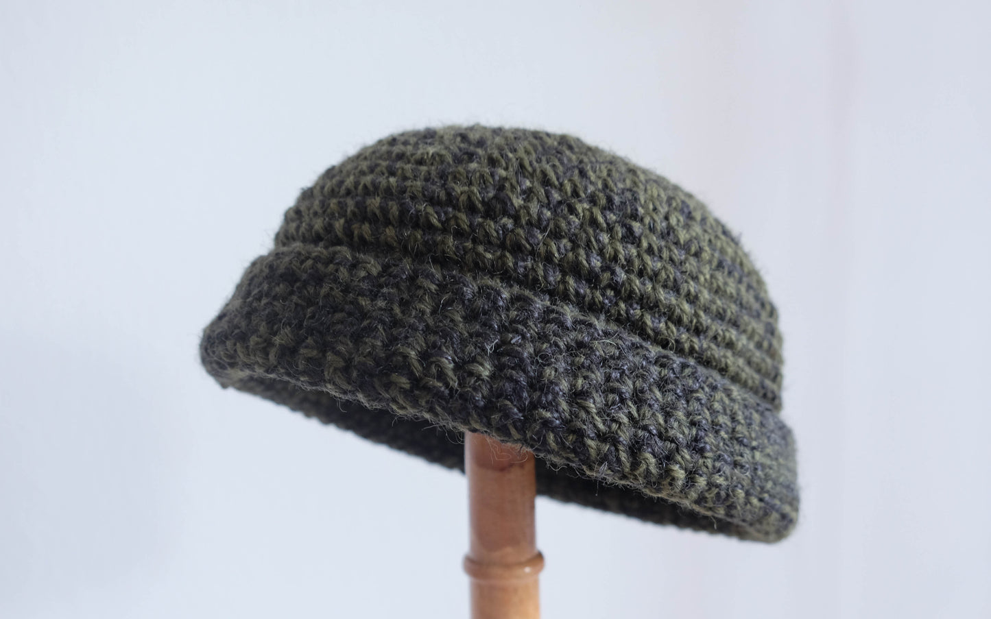 Crochet Sailor Hat/Olive
