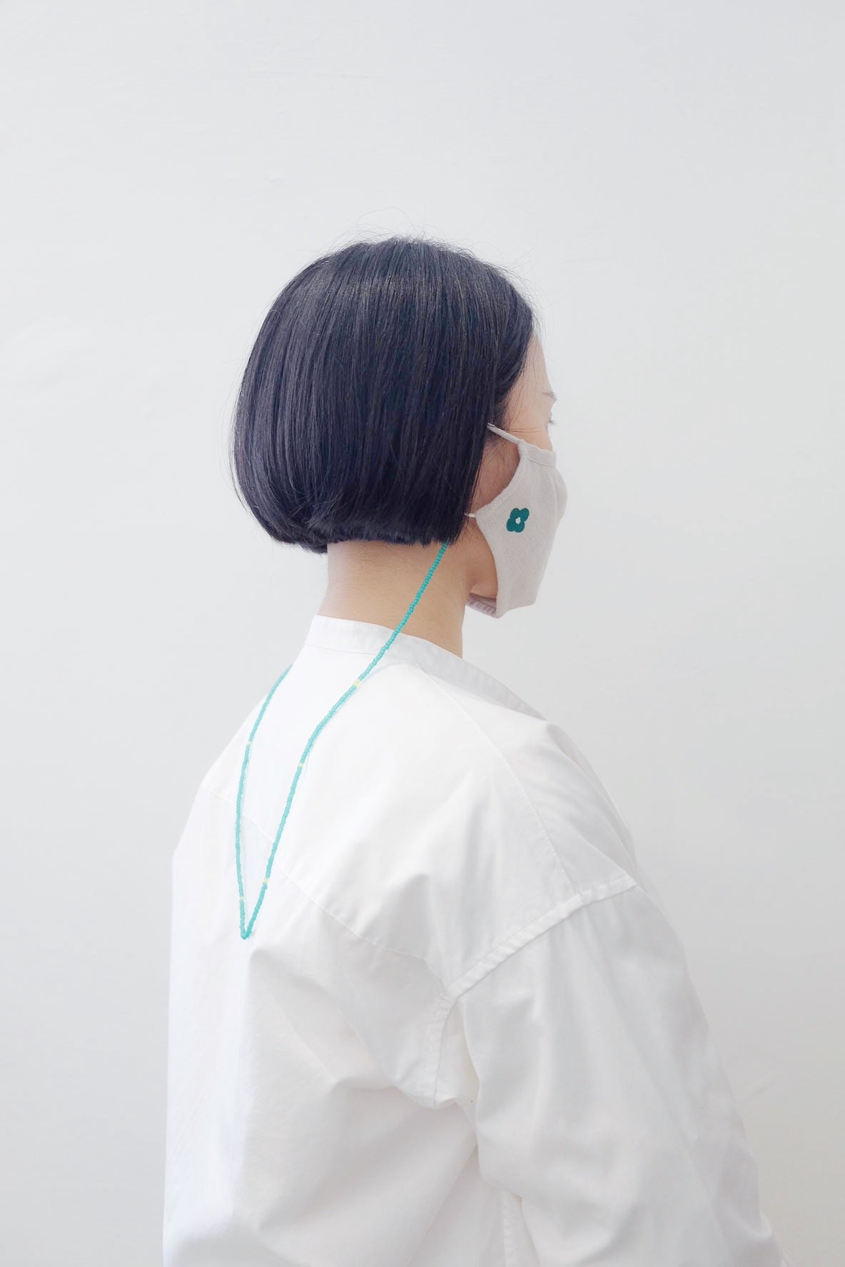 Mask Chain/Ocean Green