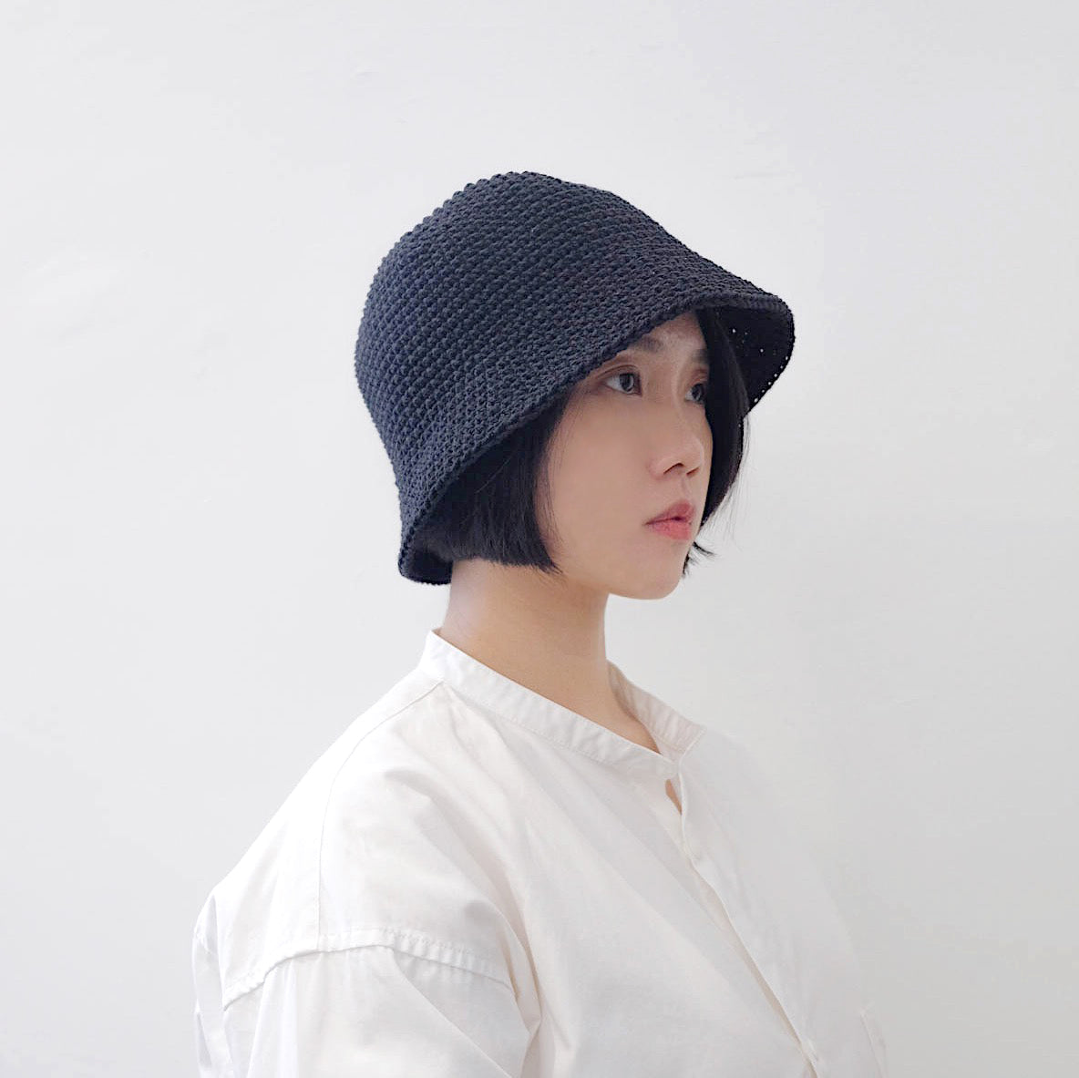 Crochet Dona hat | Black
