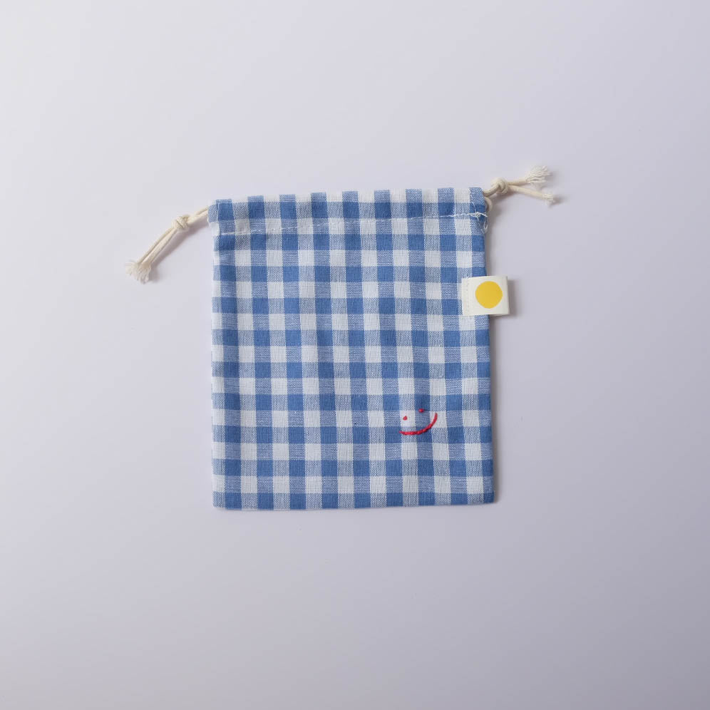 Smiley Drawstring Pouch