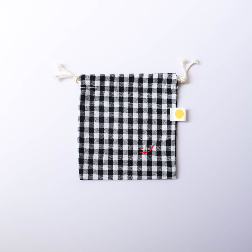 Smiley Drawstring Pouch