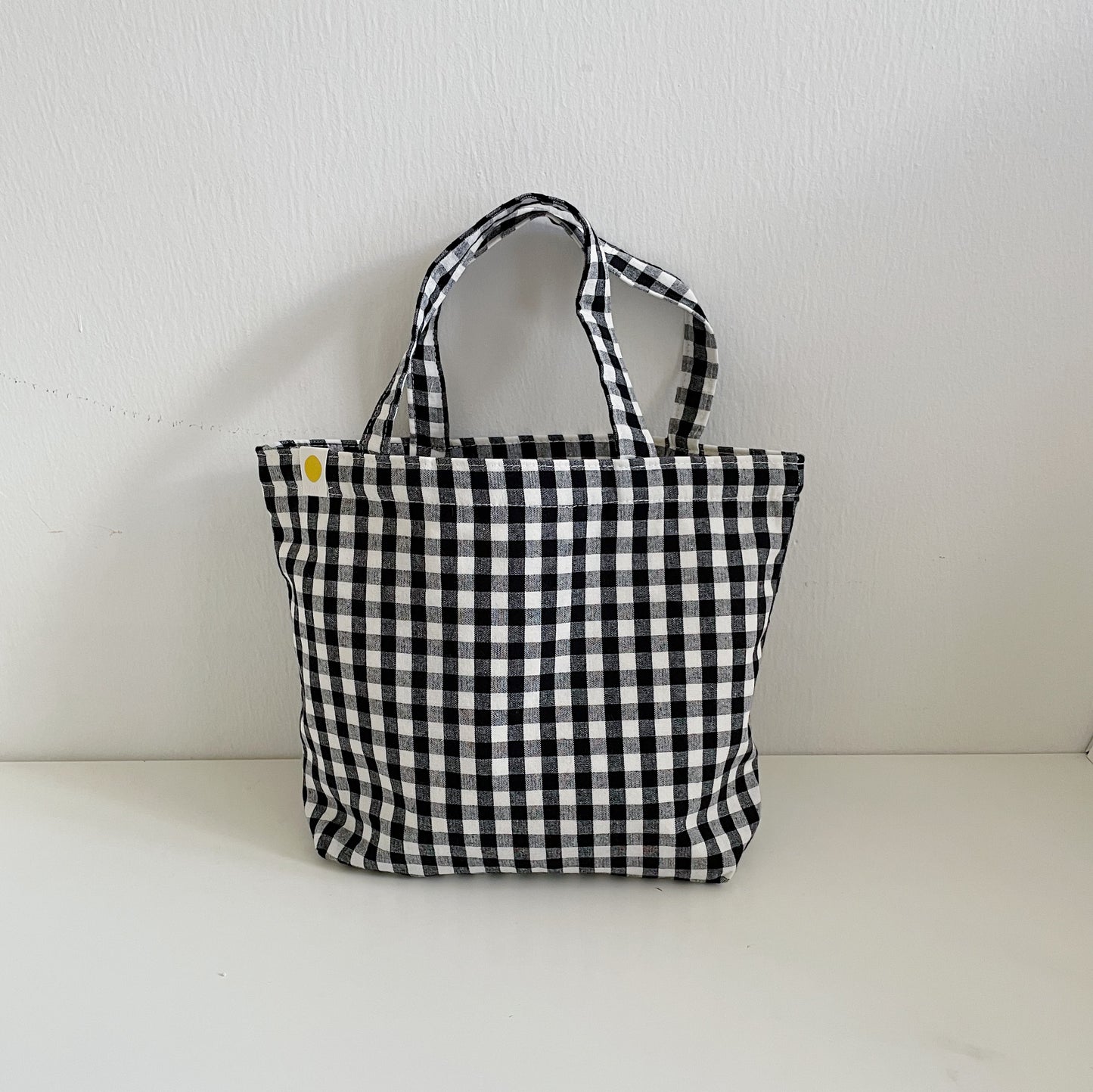 Sena Checked Mini Tote