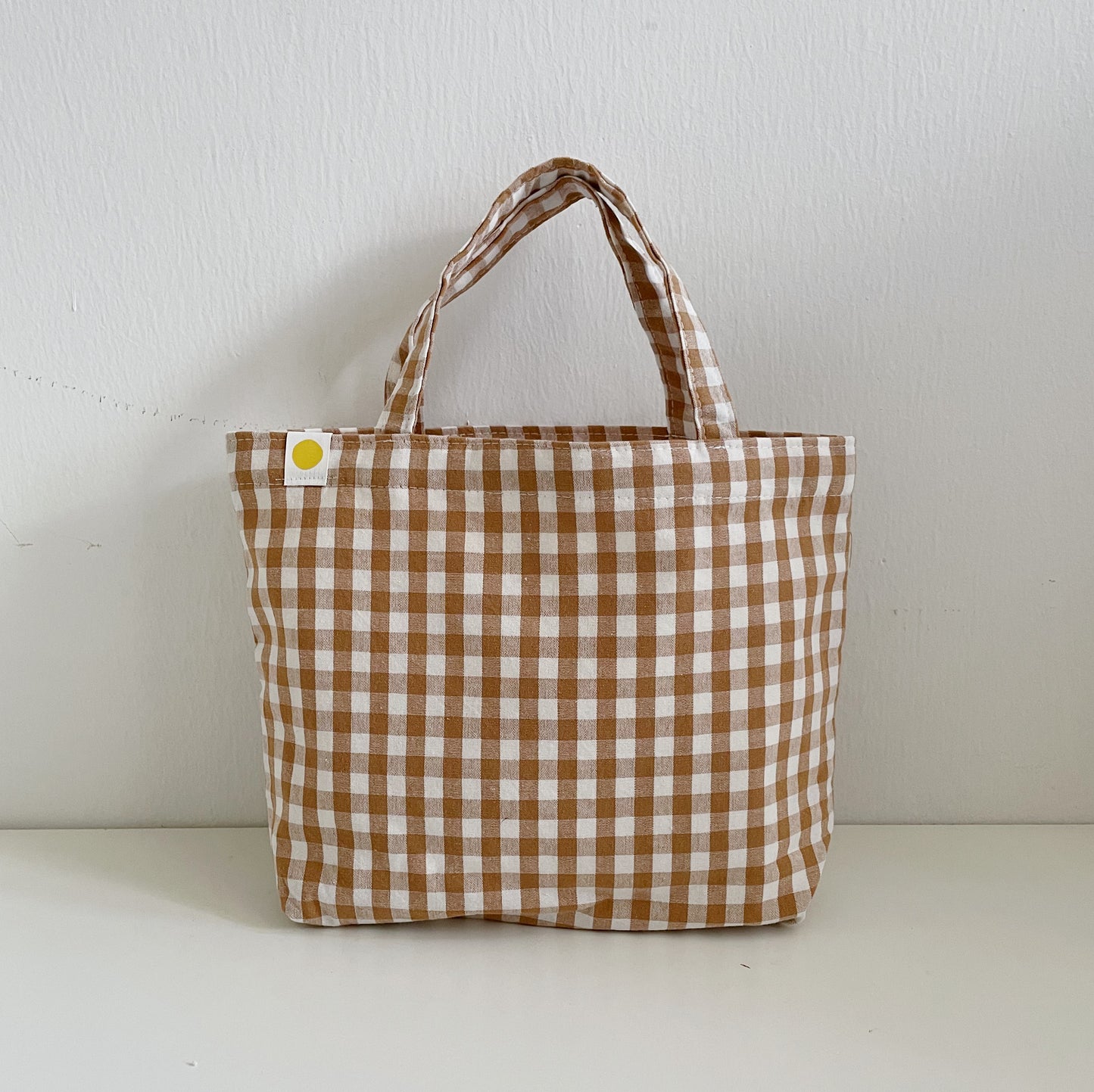 Sena Checked Mini Tote