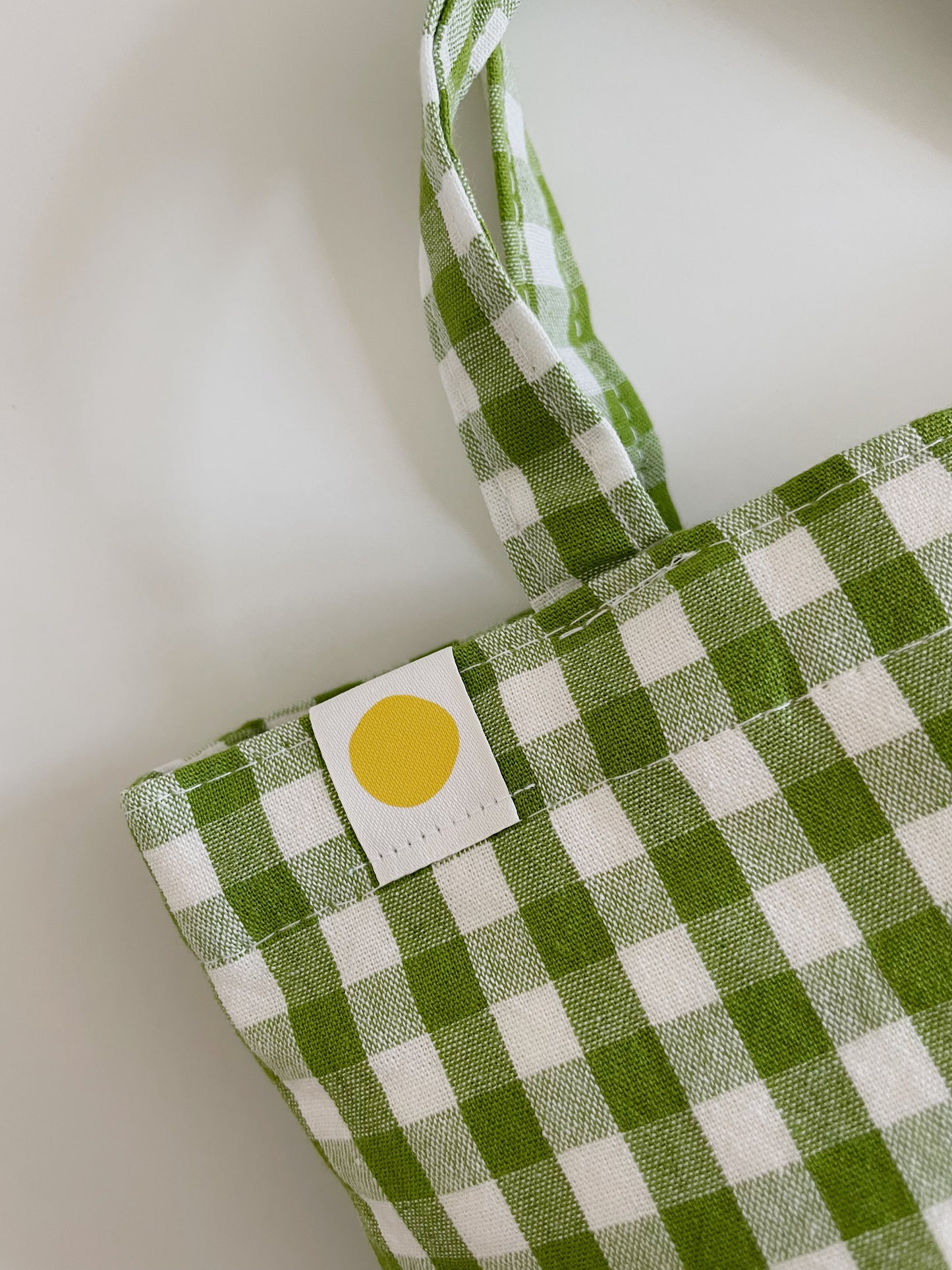 Sena Checked Mini Tote