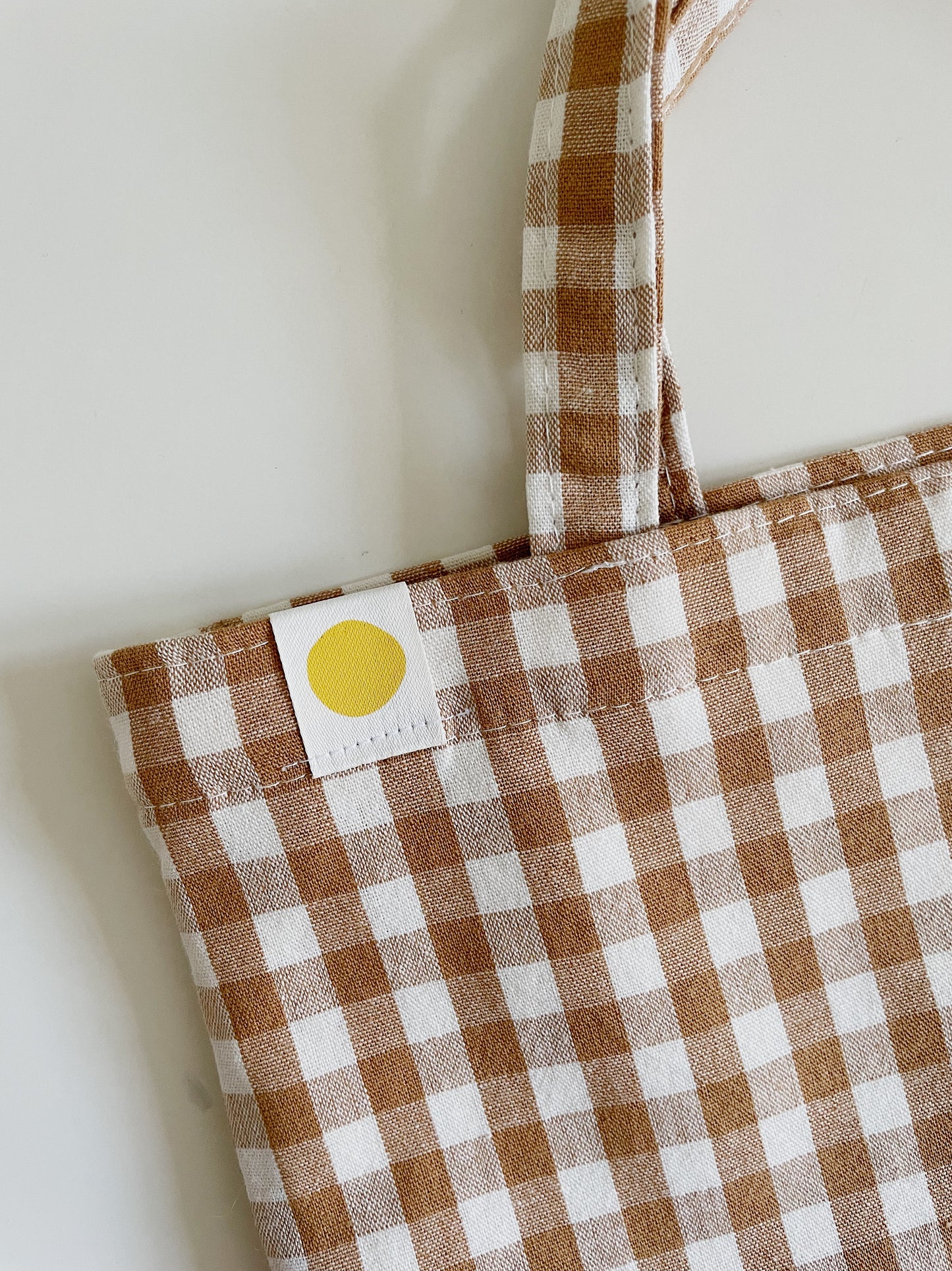 Sena Checked Mini Tote