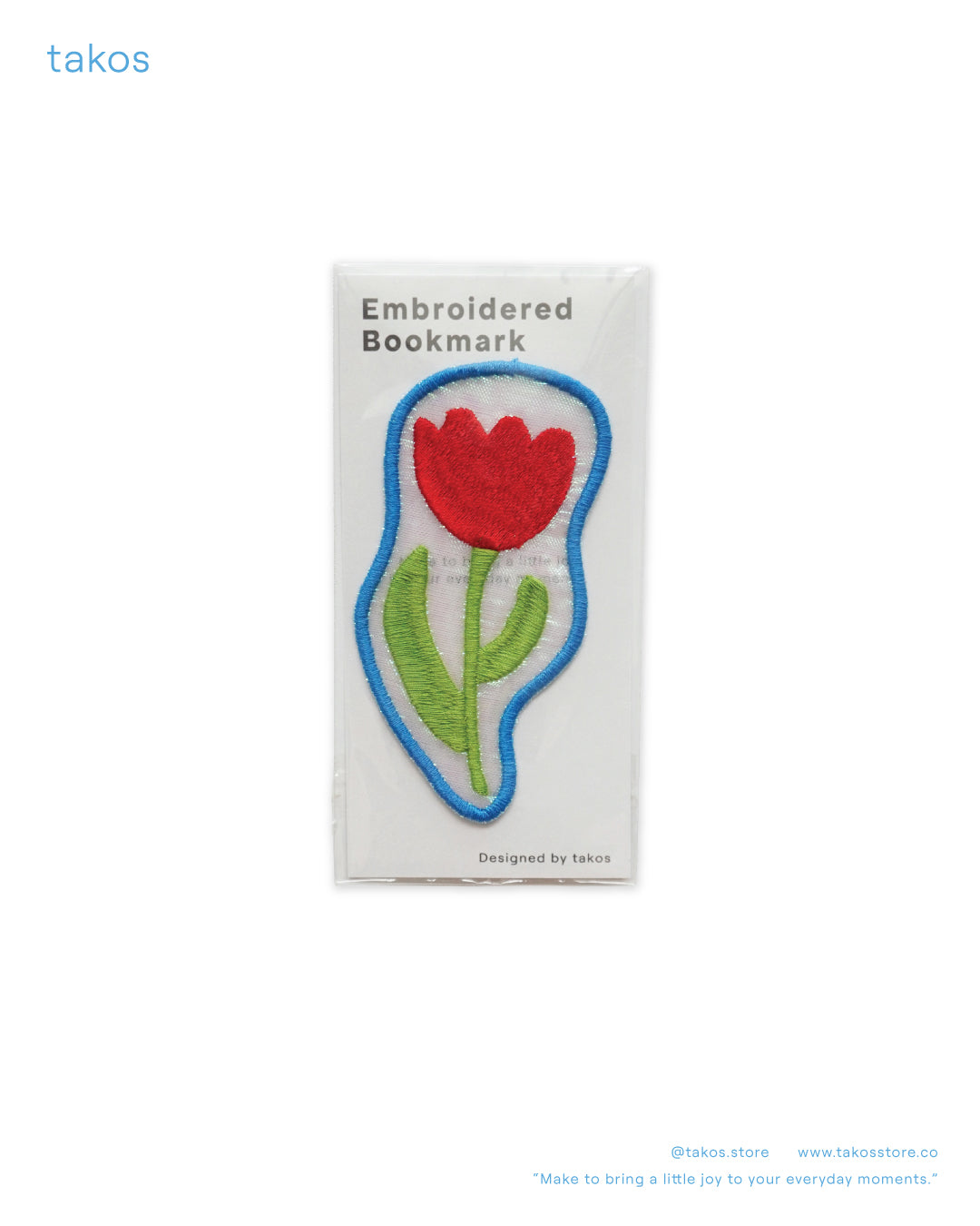 Embroidery Bookmark - Flower Collection B05