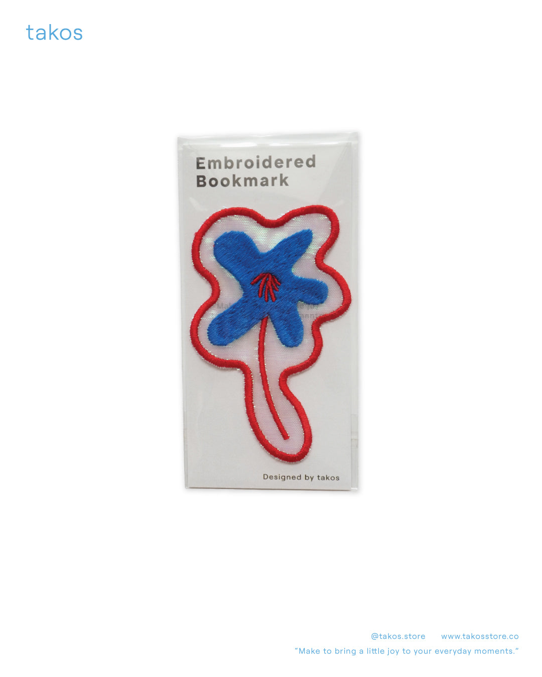 Embroidery Bookmark - Flower Collection B06