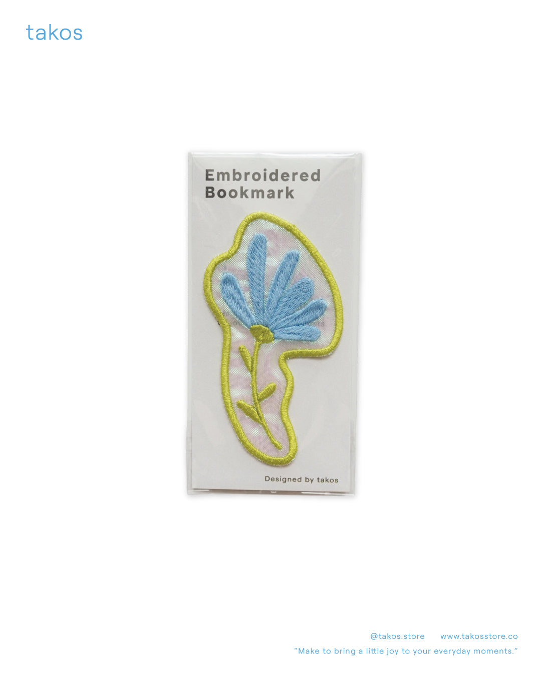 Embroidery Bookmark - Flower Collection B08