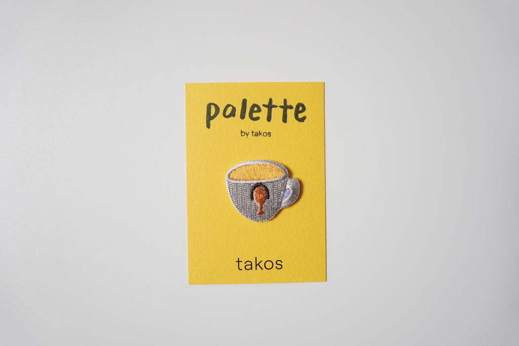 Embroidery Iron patch - Nori Coffee Cup