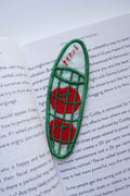 Embroidery Bookmark - Tomato