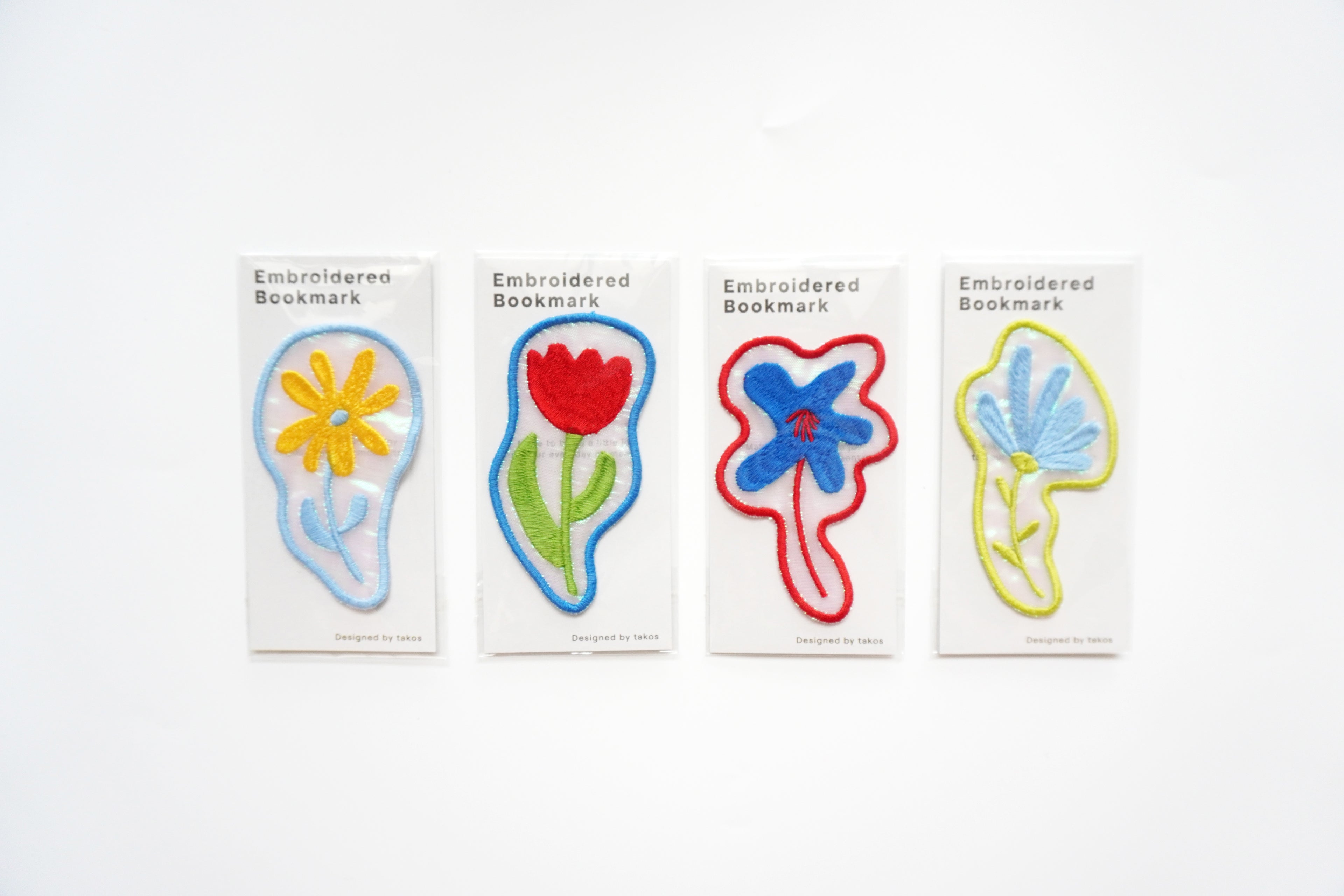 Embroidery Bookmark - Flower Collection B05