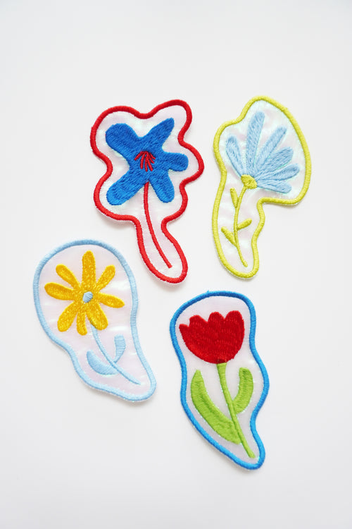 Embroidery Bookmark - Flower Collection B07