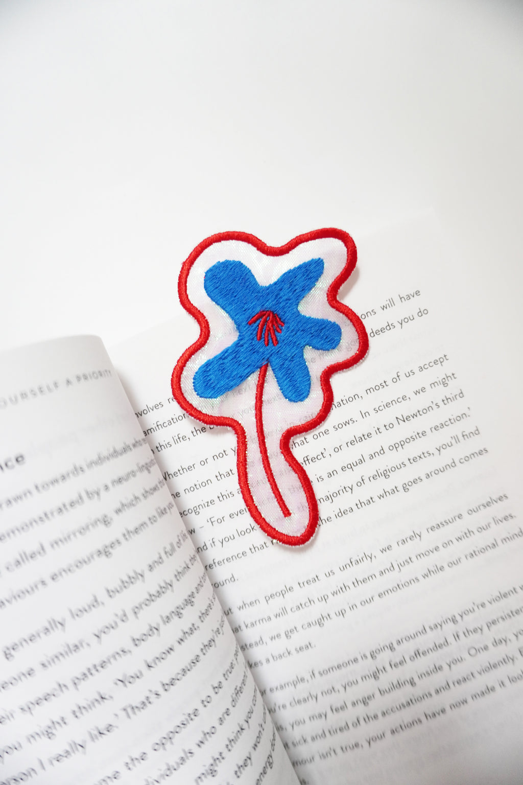 Embroidery Bookmark - Flower Collection B06