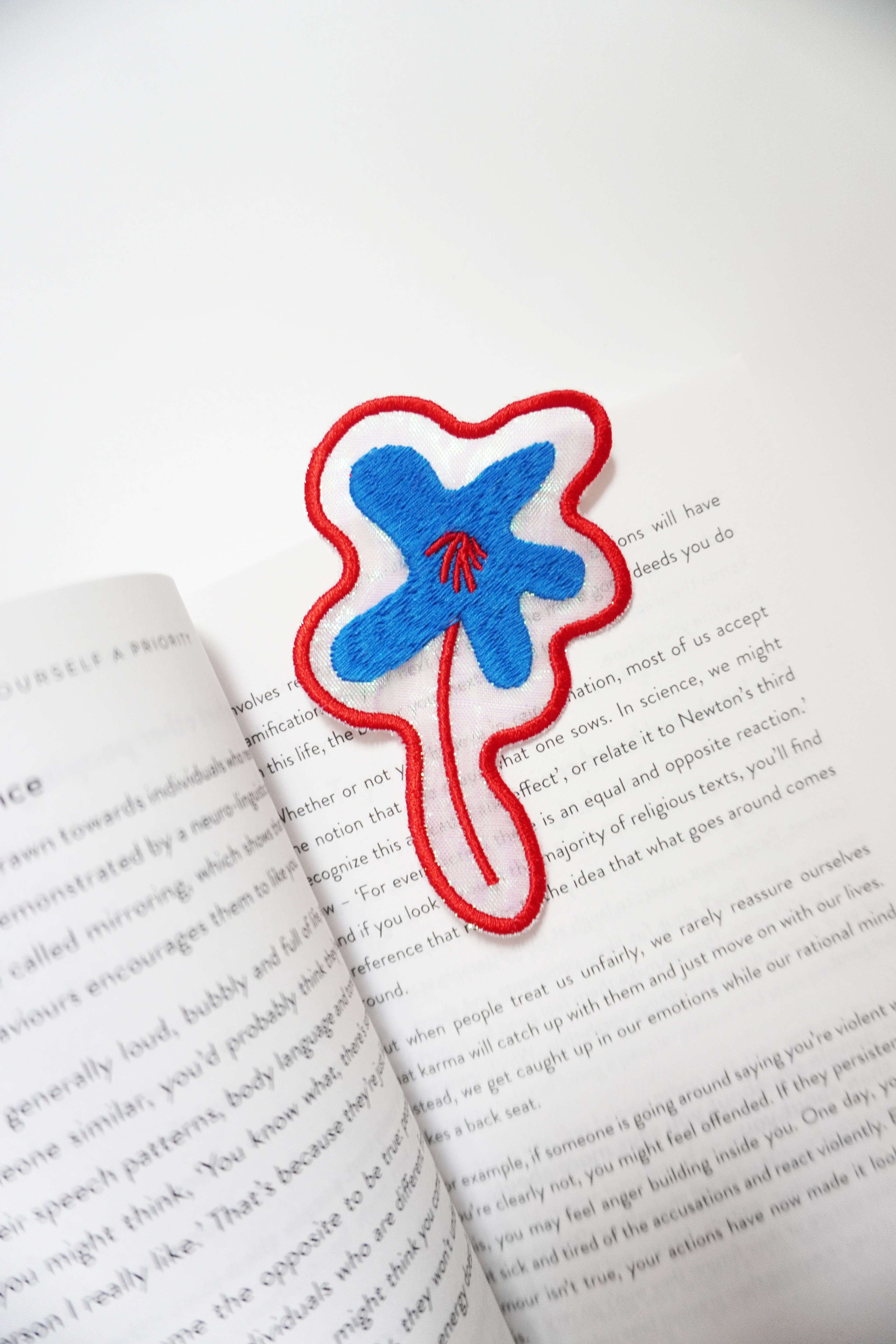 Embroidery Bookmark - Flower Collection B06