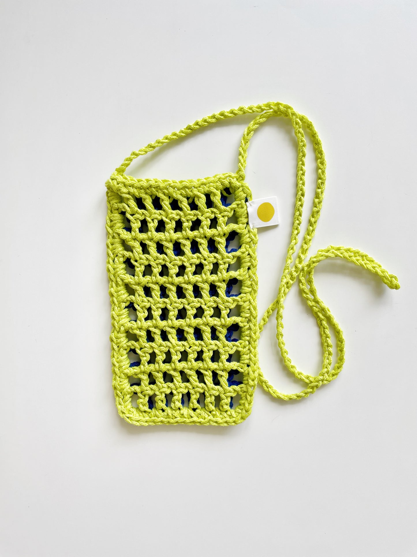 Sling Phone Pouch - Pink Green