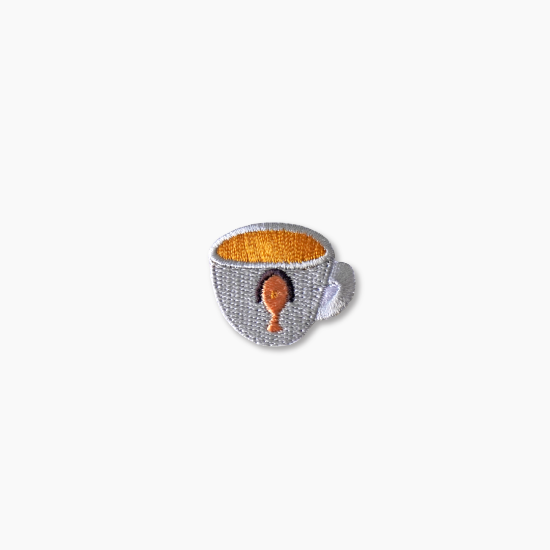 Embroidery Iron patch - Nori Coffee Cup