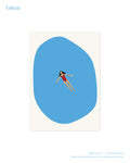 Embroidered Art Print Postcard 03