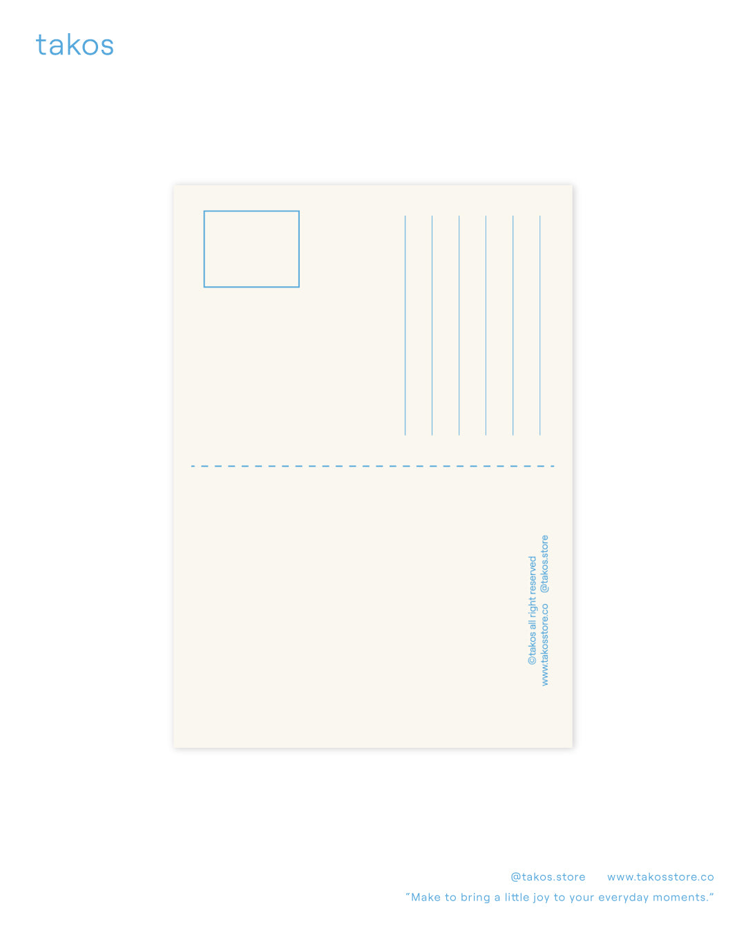 Embroidered Art Print Postcard 01