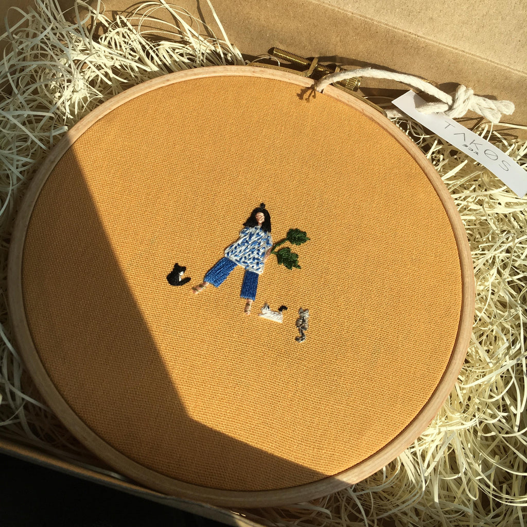 Custom Made Portrait Embroidery