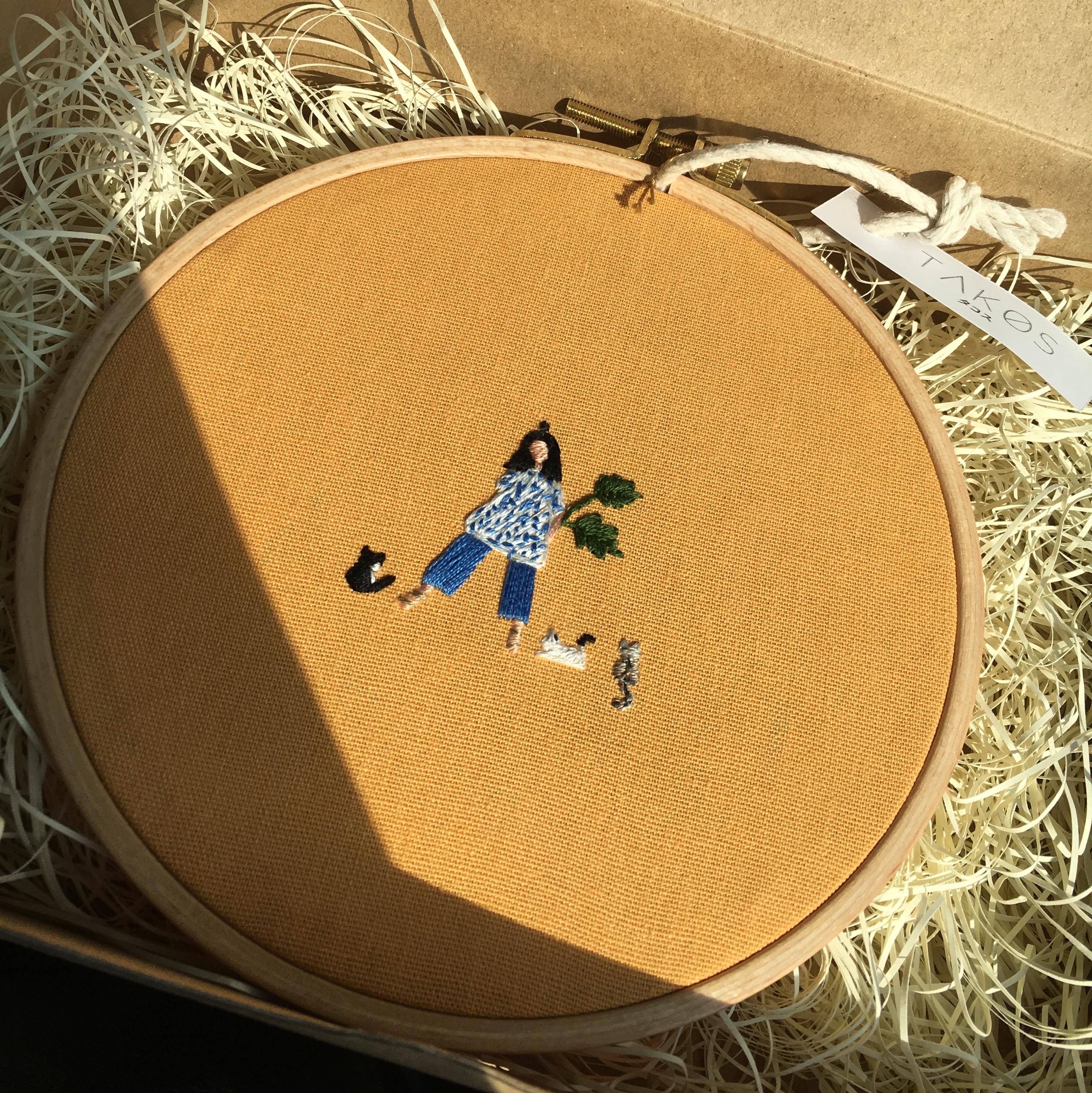 Custom Made Portrait Embroidery