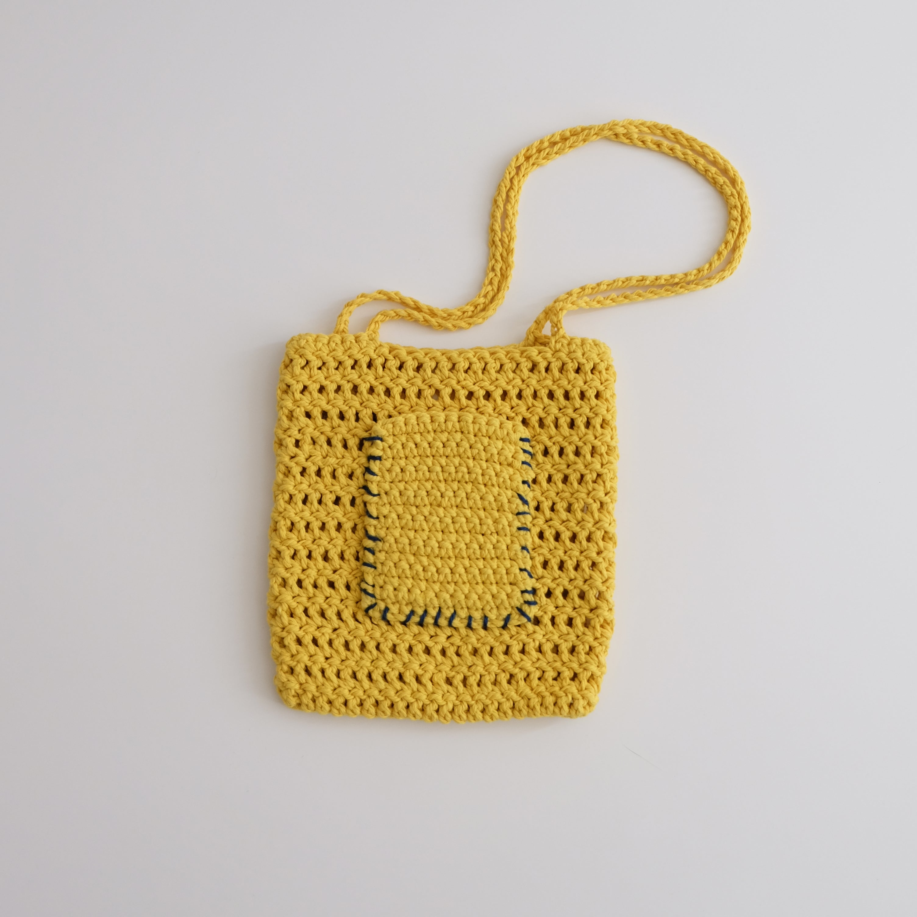 Tiff Crochet Bag - Yellow