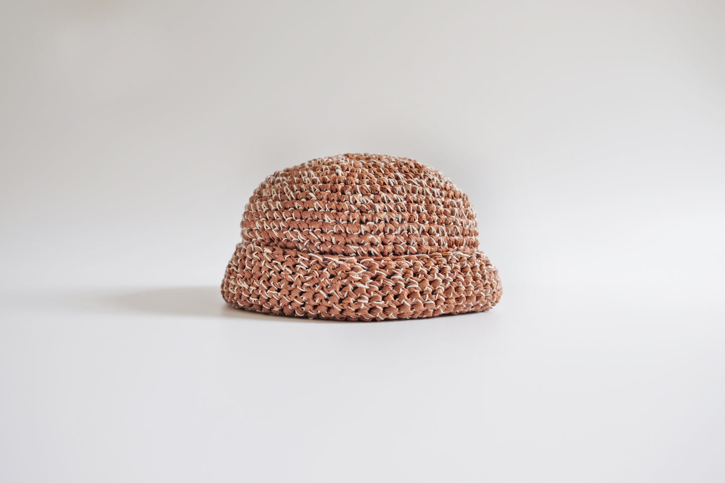 Crochet Sailor Vita Hat Brown