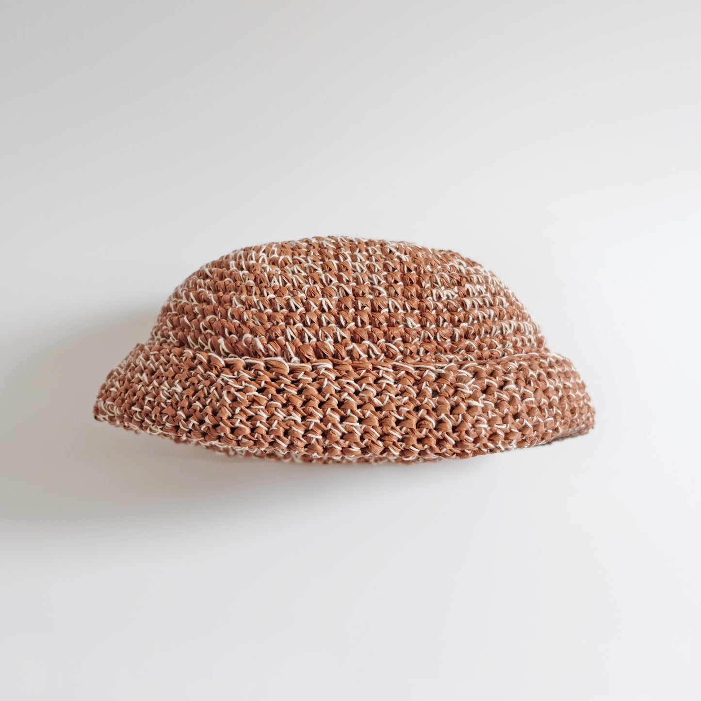 Crochet Sailor Vita Hat Brown