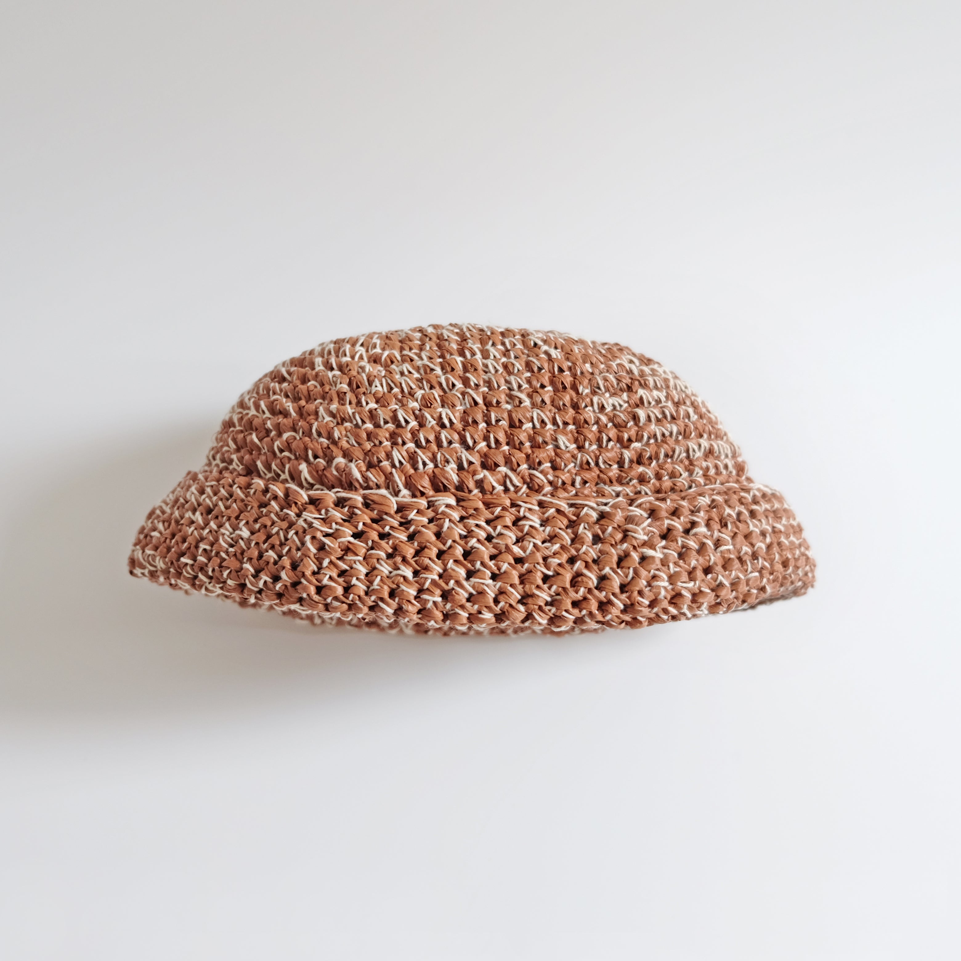 Crochet Sailor Vita Hat Brown