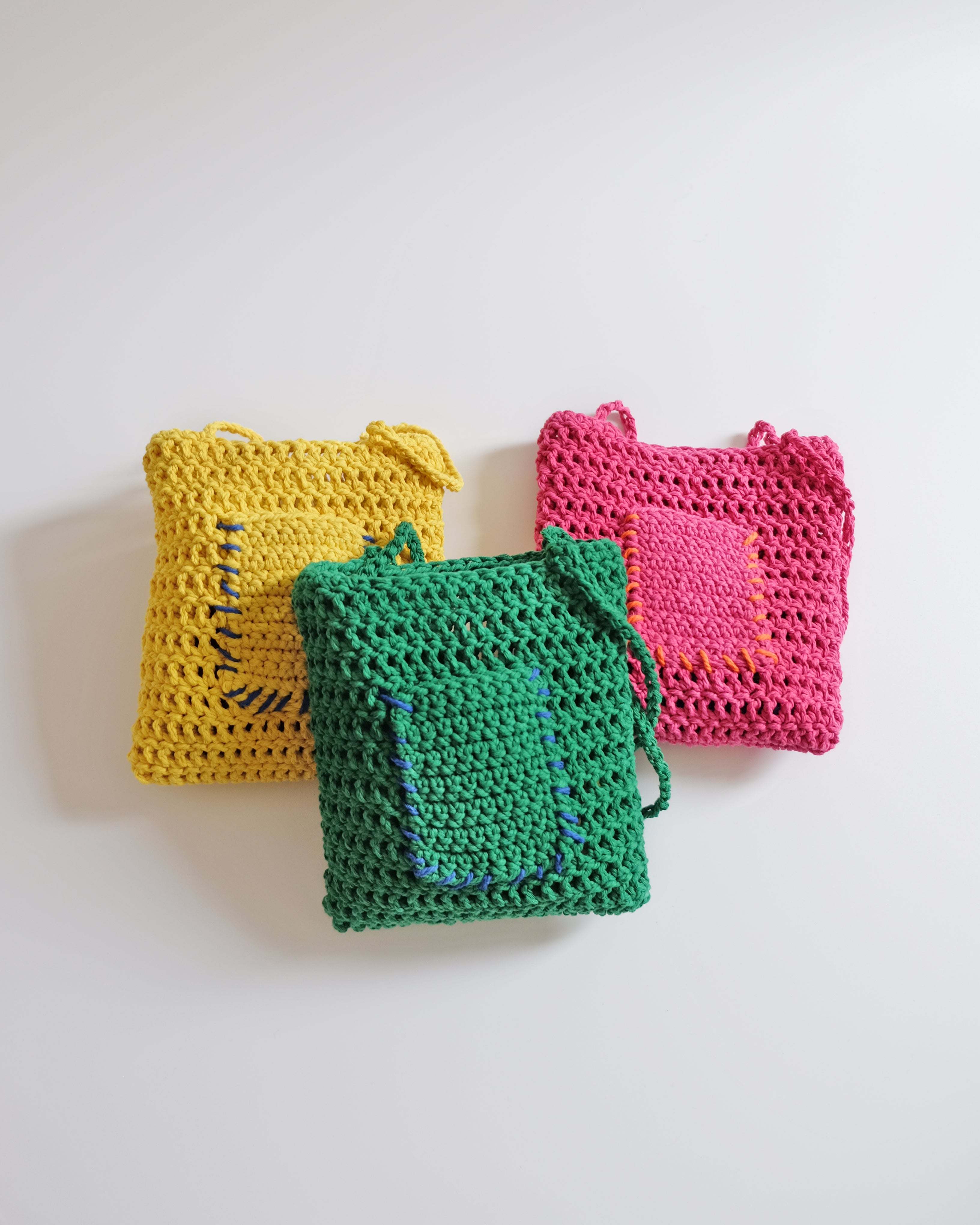 Tiff Crochet Bag - Pink
