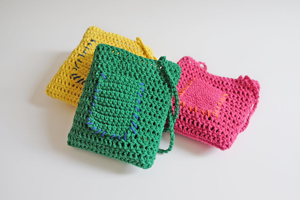 Tiff Crochet Bag - Yellow