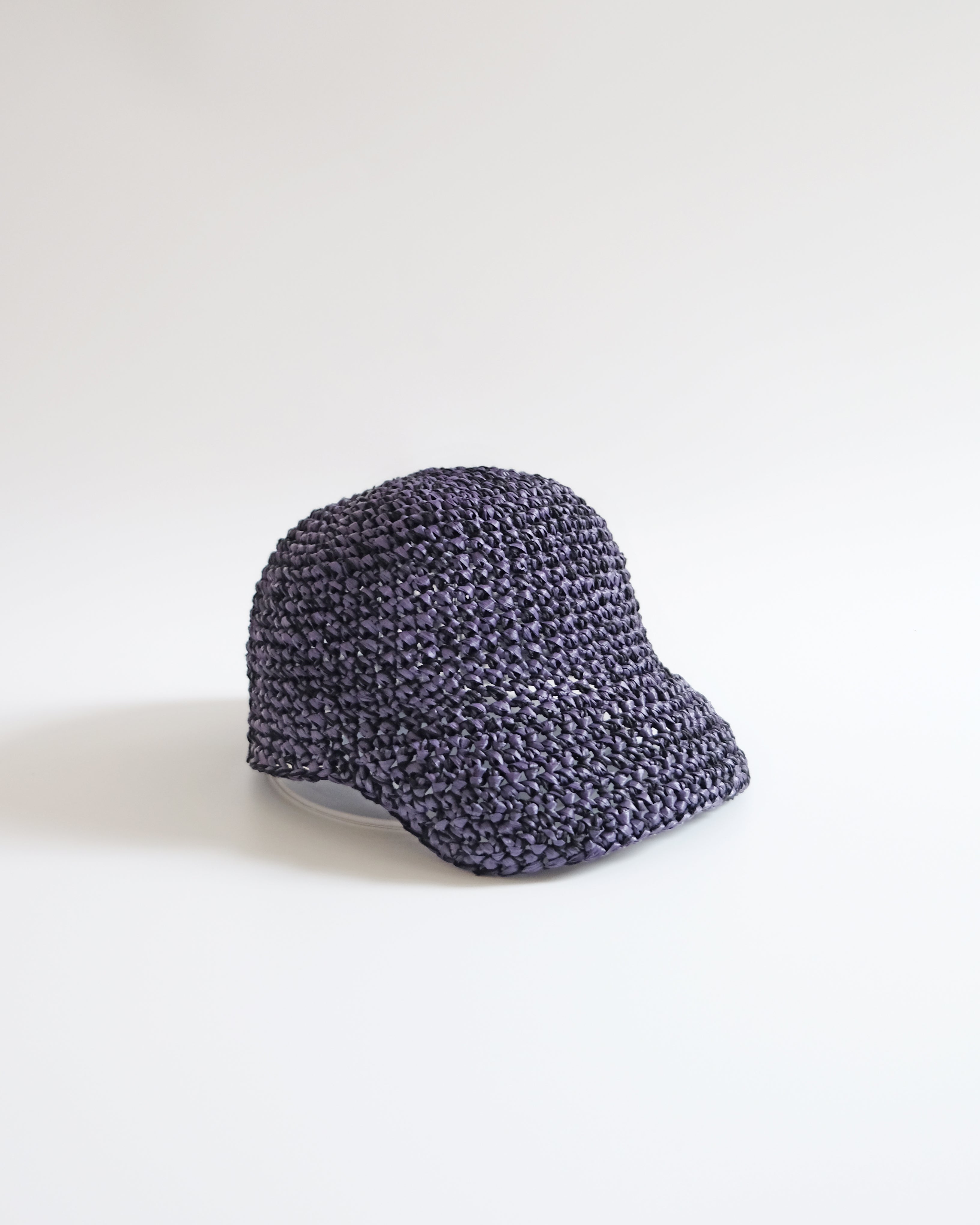 Crochet Baseball Cap - Navy