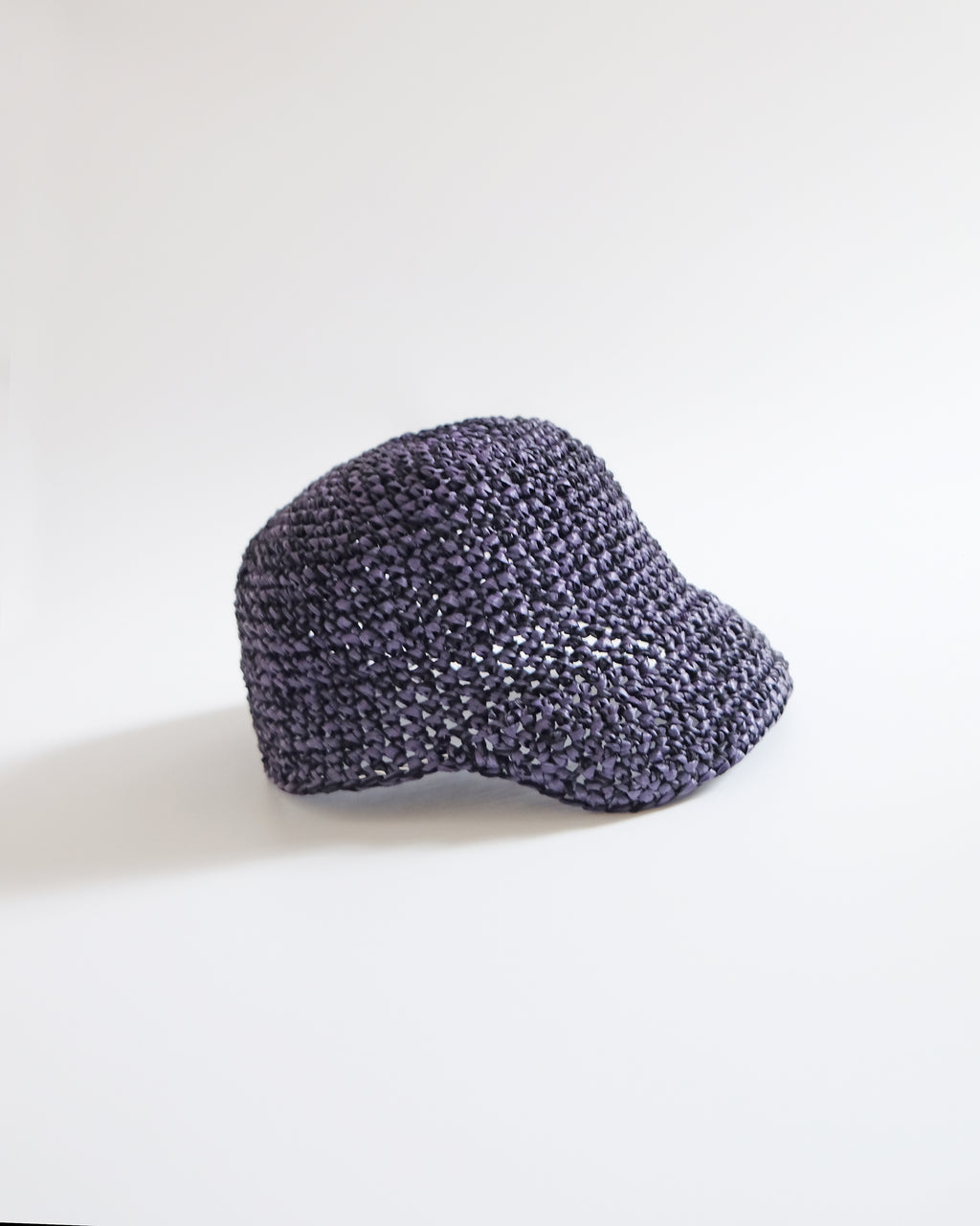 Crochet Baseball Cap - Navy