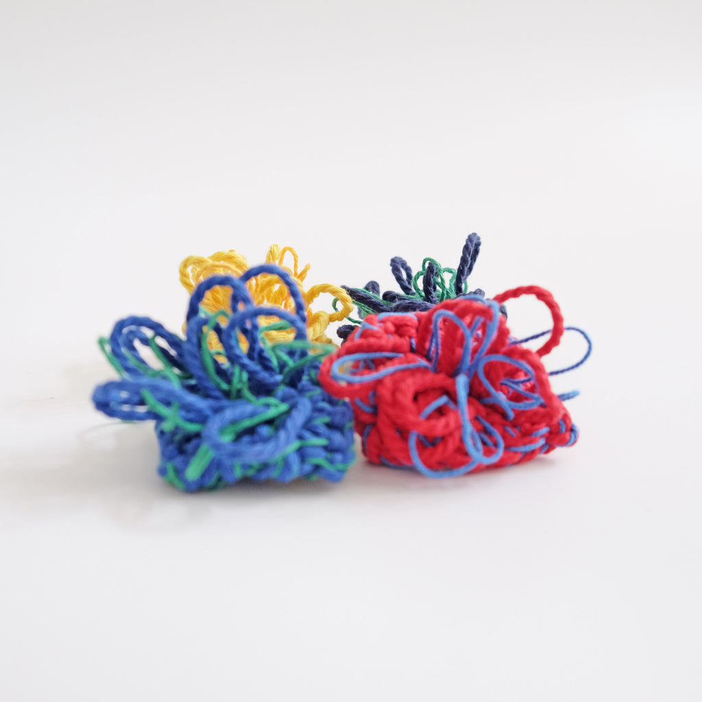 Tata Brooch - Navy