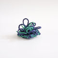 Tata Brooch - Navy
