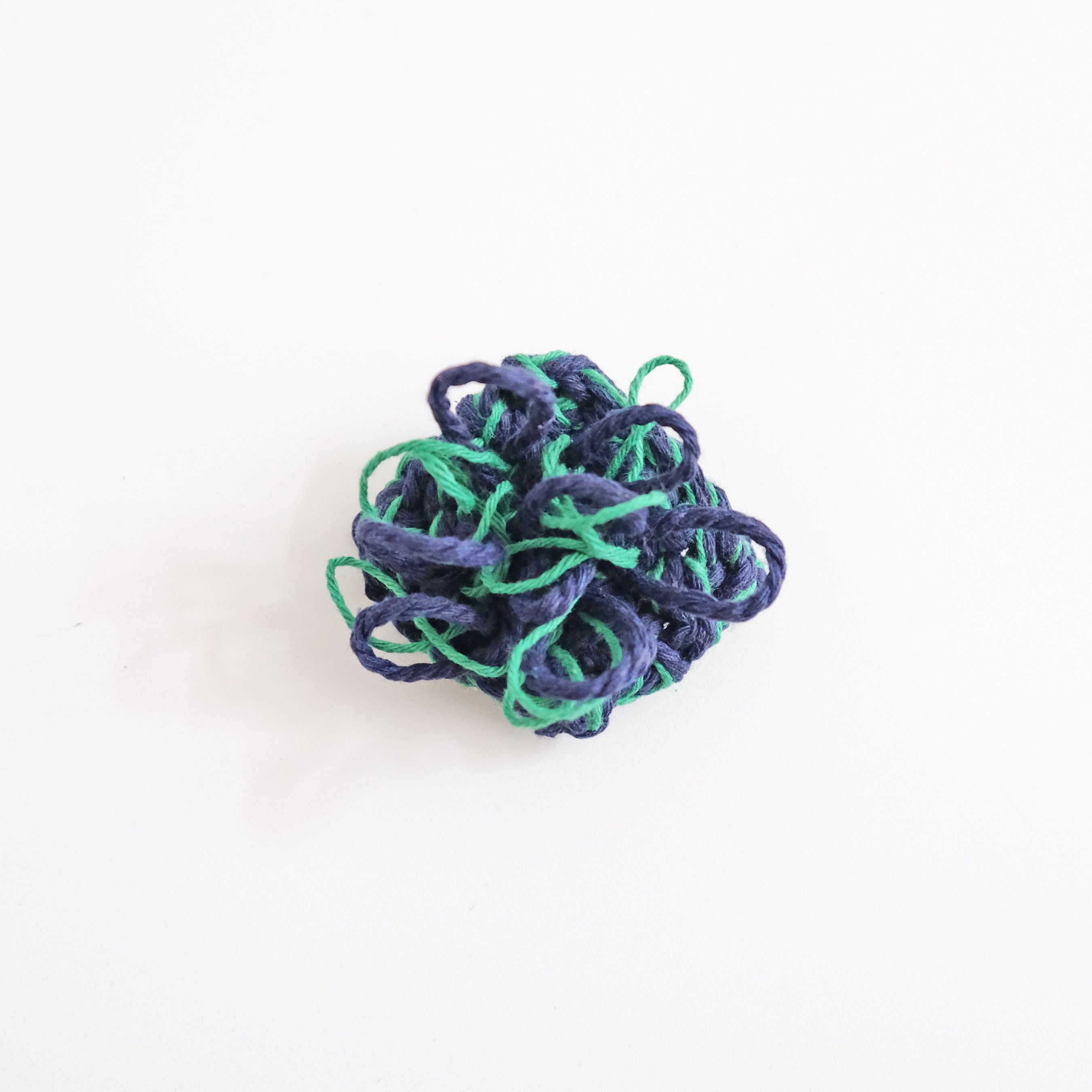Tata Brooch - Navy