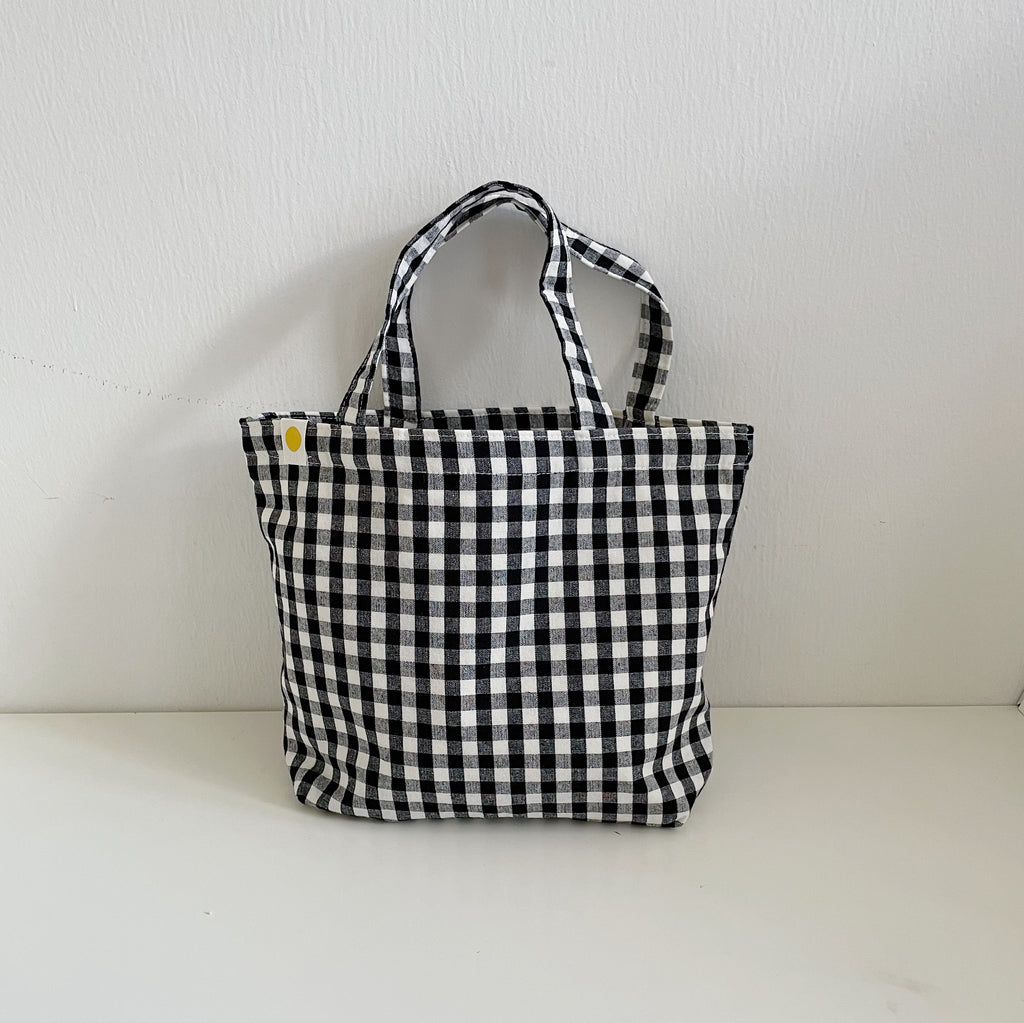 Sena Checked Mini Tote