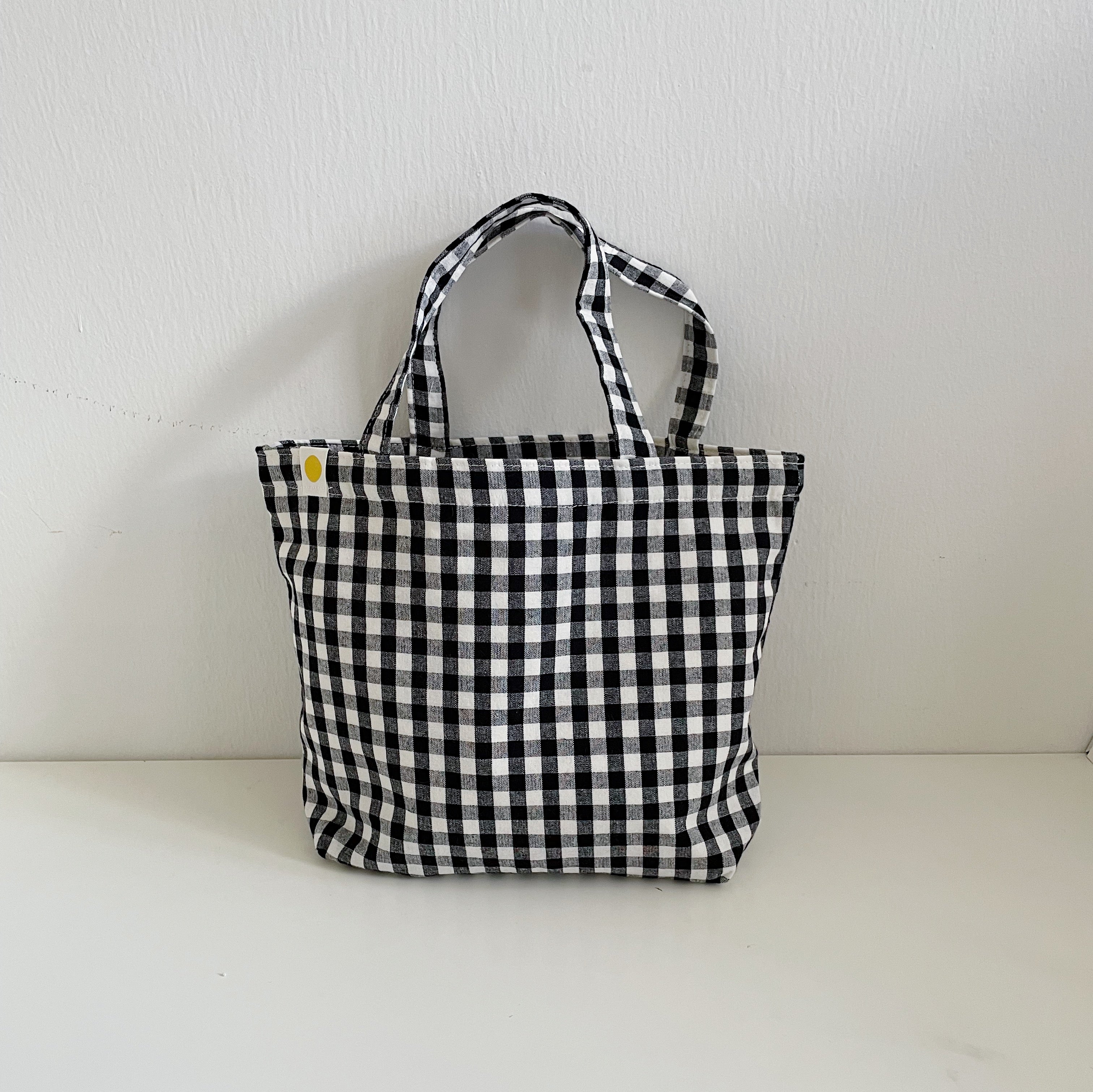 Sena Checked Mini Tote