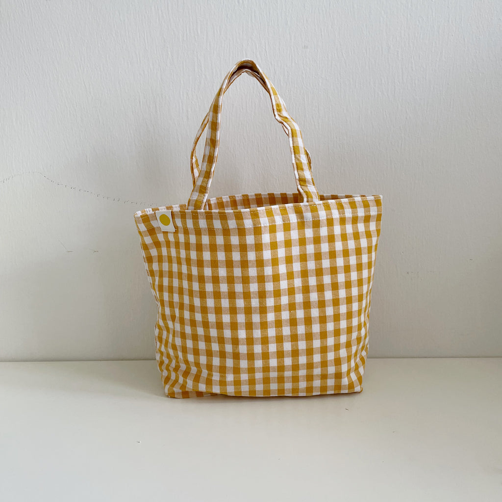 Sena Checked Mini Tote