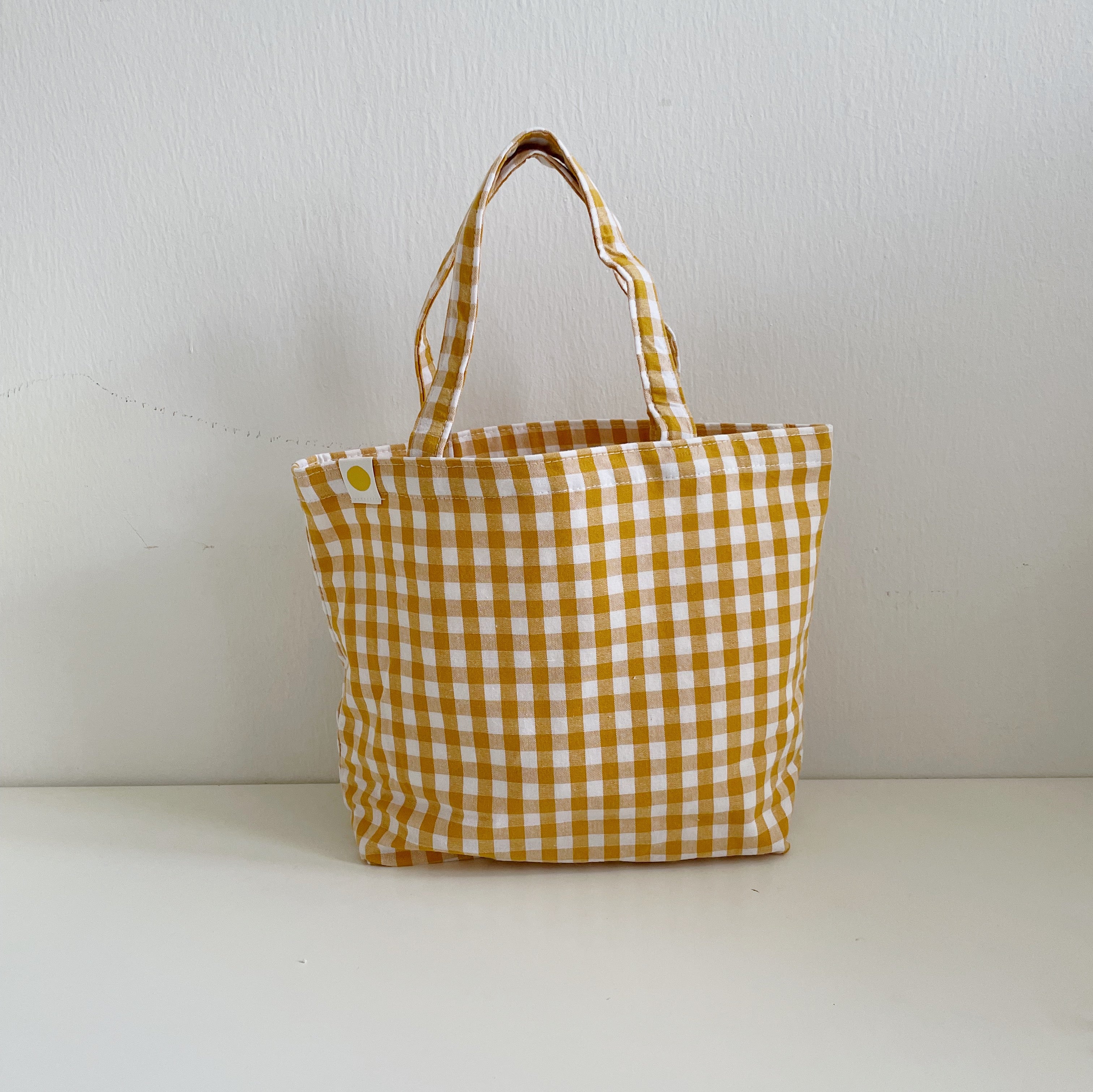 Sena Checked Mini Tote