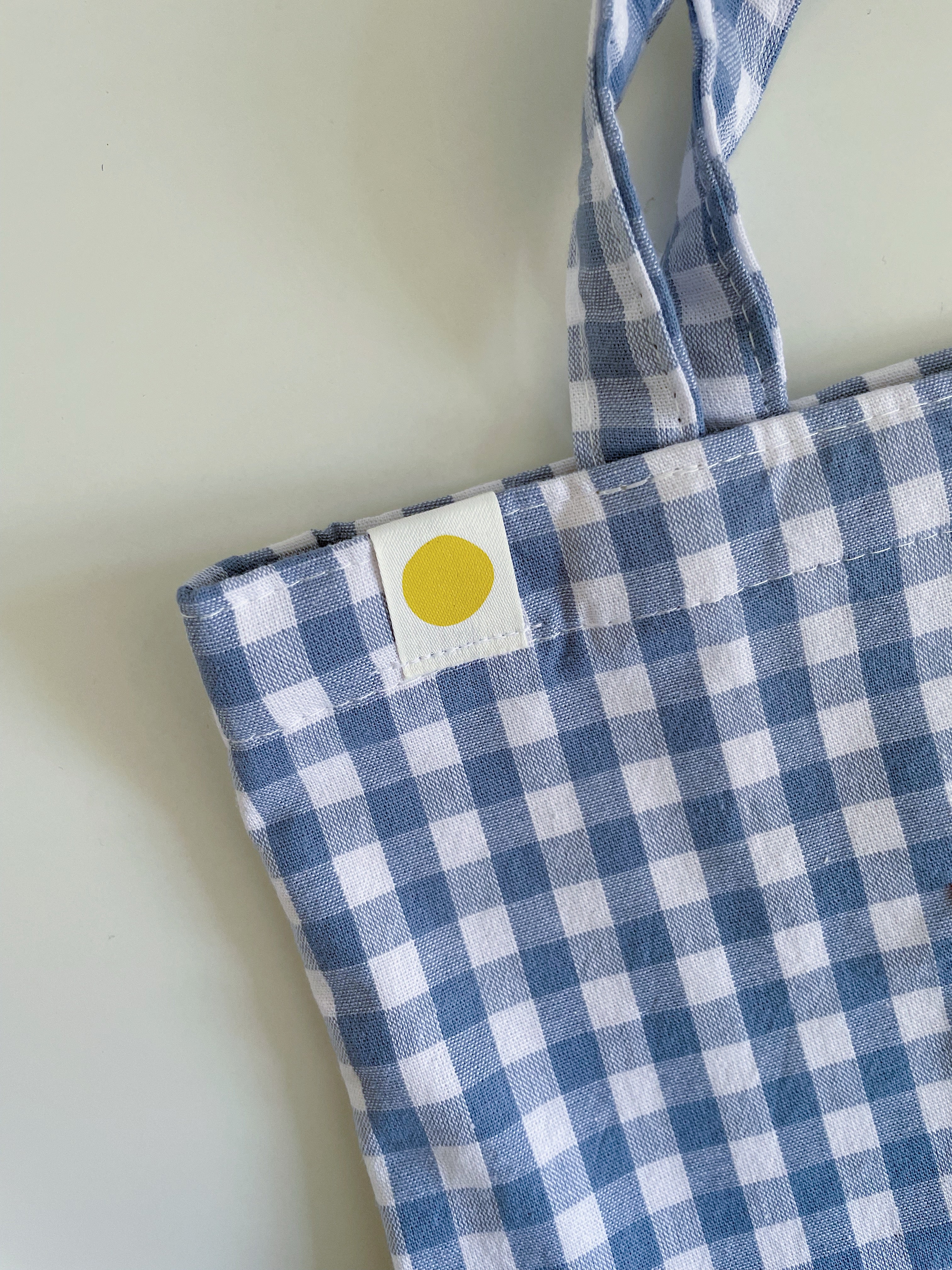 Sena Checked Mini Tote