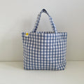 Sena Checked Mini Tote